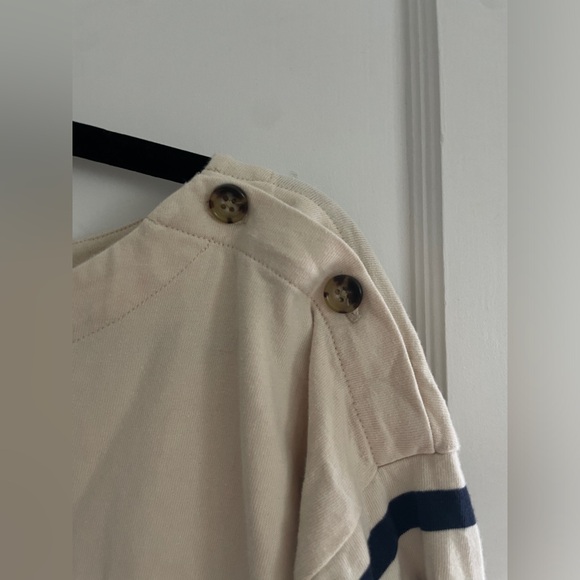 J Crew Mariner Cloth Boatneck Longsleeve T Shirt - Picture 2 of 4